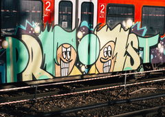 Graffiti Train - Photo by Schandiztat