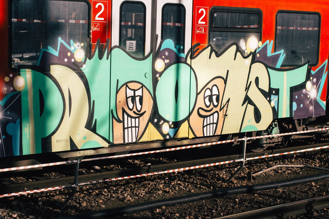 Graffiti Train - Photo by Schandiztat