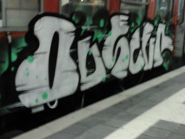Graffiti Train - Photo by Schandiztat - obscur