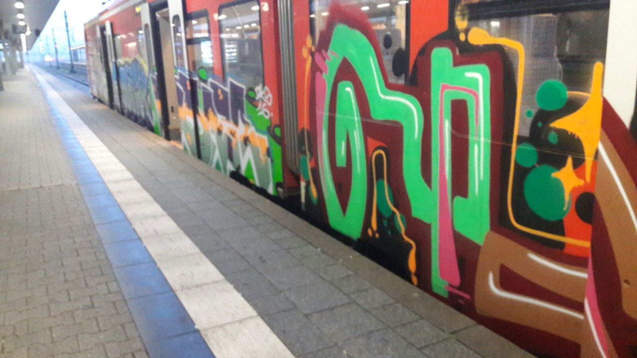 Graffiti Train - Photo by Schandiztat