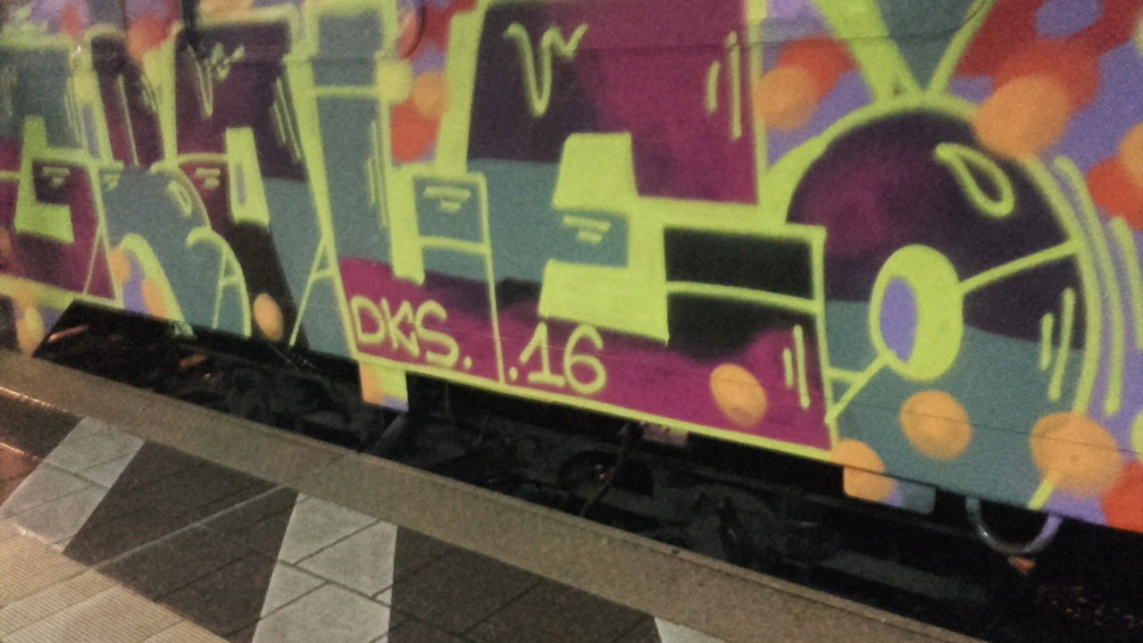 Graffiti Train - Photo by Schandiztat