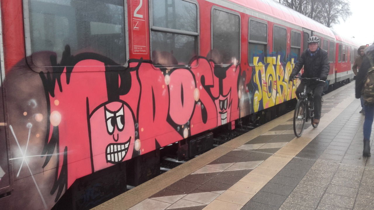 Graffiti Train - Photo by Schandiztat