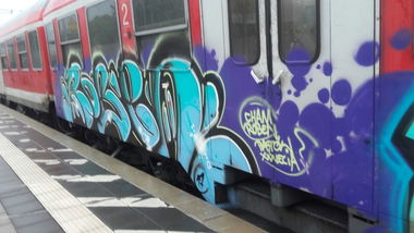 Graffiti Train - Photo by Schandiztat (2017)