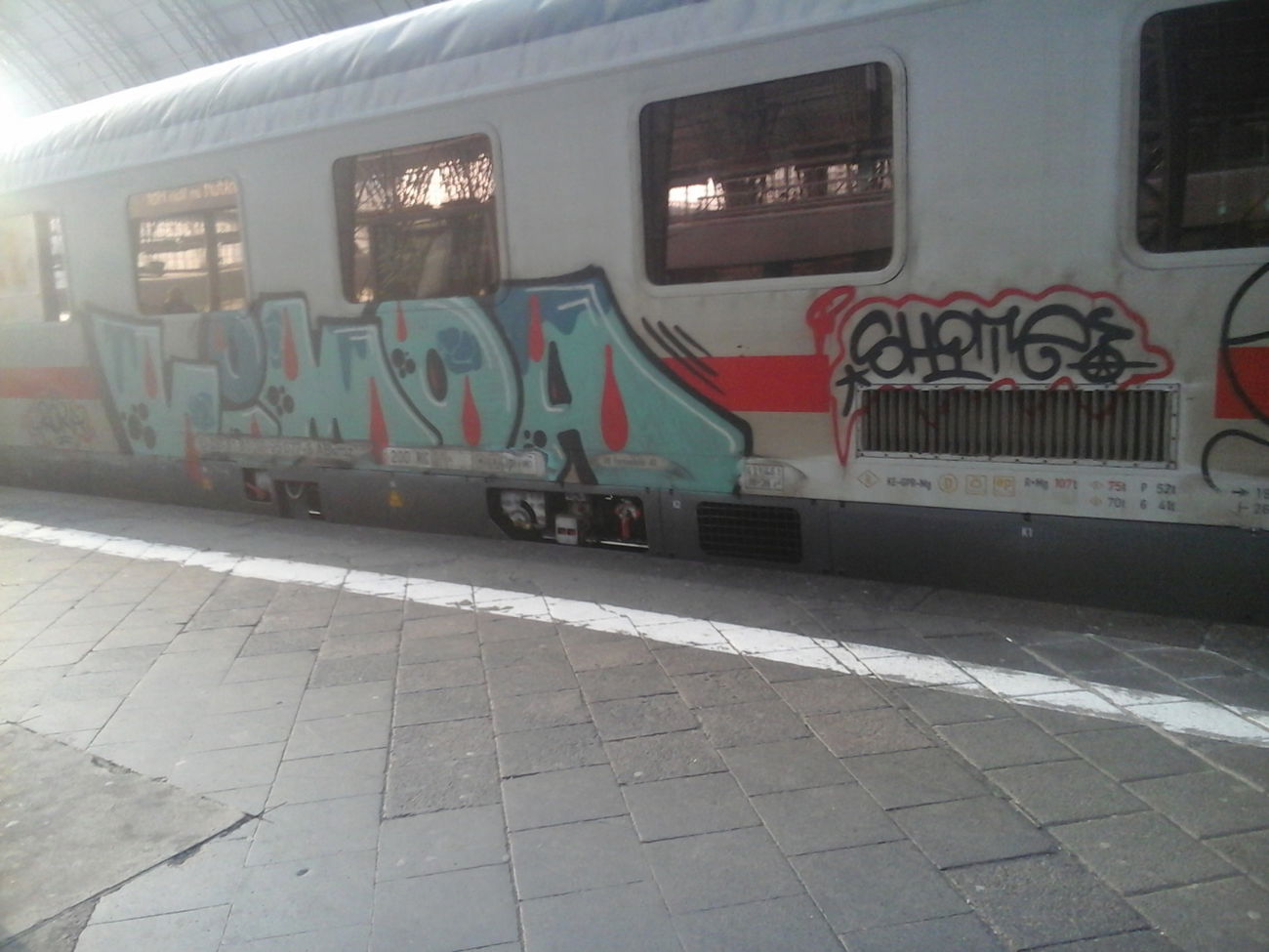 Graffiti Train - Photo by Schandiztat - moa, monsters, of