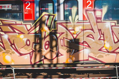 Graffiti Train - Photo by Schandiztat