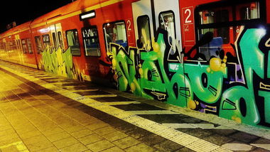 Graffiti Train - Photo by Schandiztat
