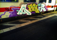 Graffiti Train - Photo by Schandiztat