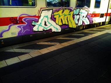 Graffiti Train - Photo by Schandiztat