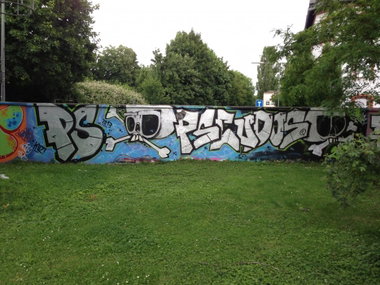Graffiti Wall in Germany - Photo by Schlafmuetze - Ps