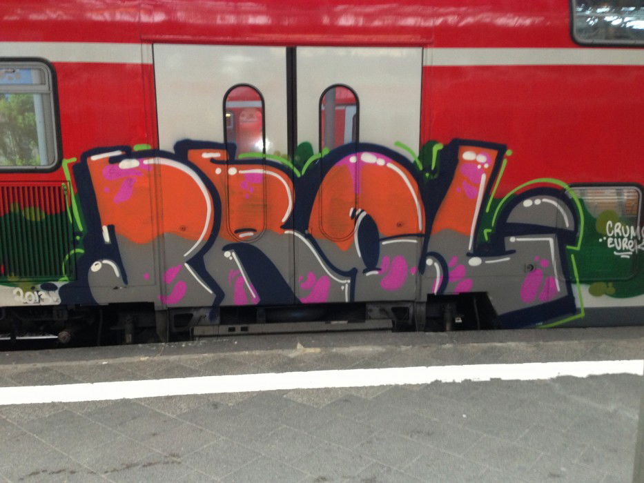 Graffiti Train in Frankfurt - Photo by Schlafmuetze - Prol