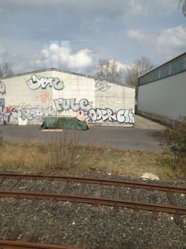 Graffiti Wall in Frankfurt - Photo by Schlafmuetze - Rule, Radau, cok