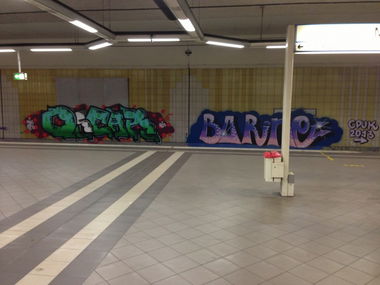 Graffiti Wall in Frankfurt - Photo by Schlafmuetze (2013)