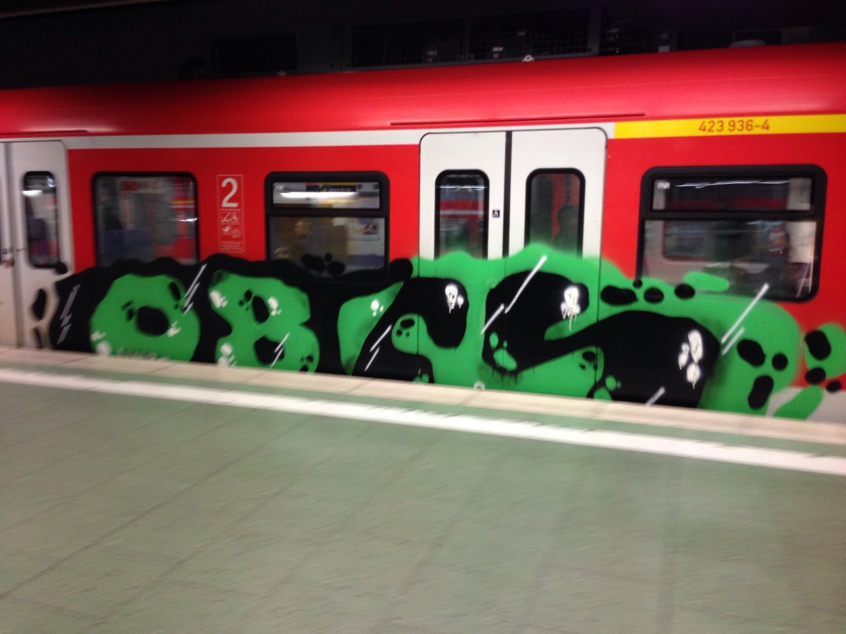Graffiti Train - Photo by Schlafmuetze