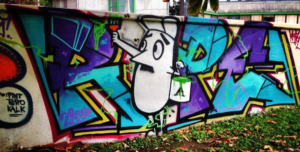 Graffiti Wall - Photo by Schlafmuetze