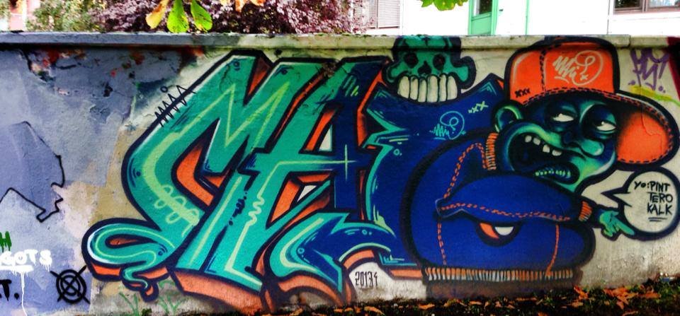 Graffiti Wall - Photo by Schlafmuetze