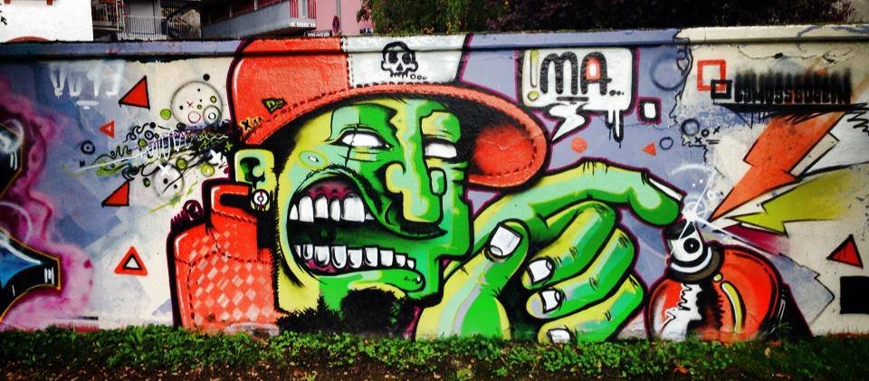 Graffiti Wall - Photo by Schlafmuetze