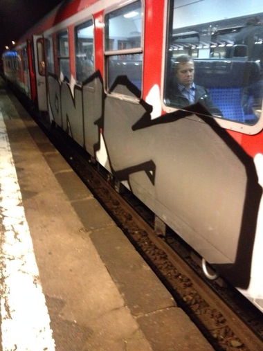 Graffiti Train - Photo by Schlafmuetze