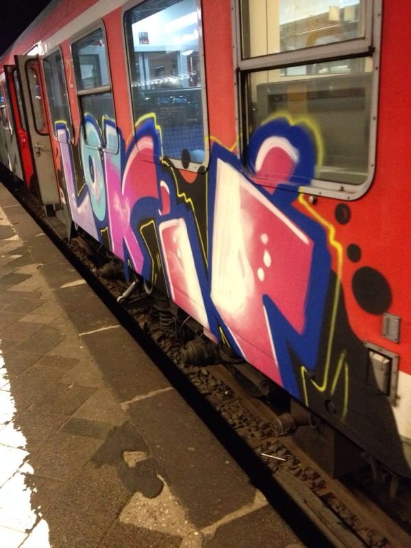 Graffiti Train - Photo by Schlafmuetze