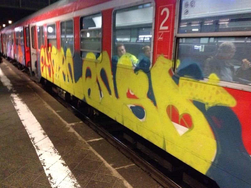 Graffiti Train - Photo by Schlafmuetze