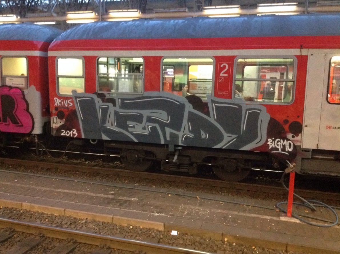 Graffiti Train - Photo by Schlafmuetze
