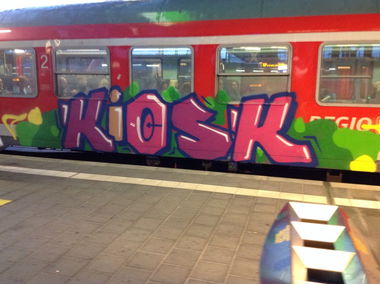 Graffiti Train - Photo by Schlafmuetze