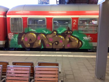 Graffiti Train - Photo by Schlafmuetze