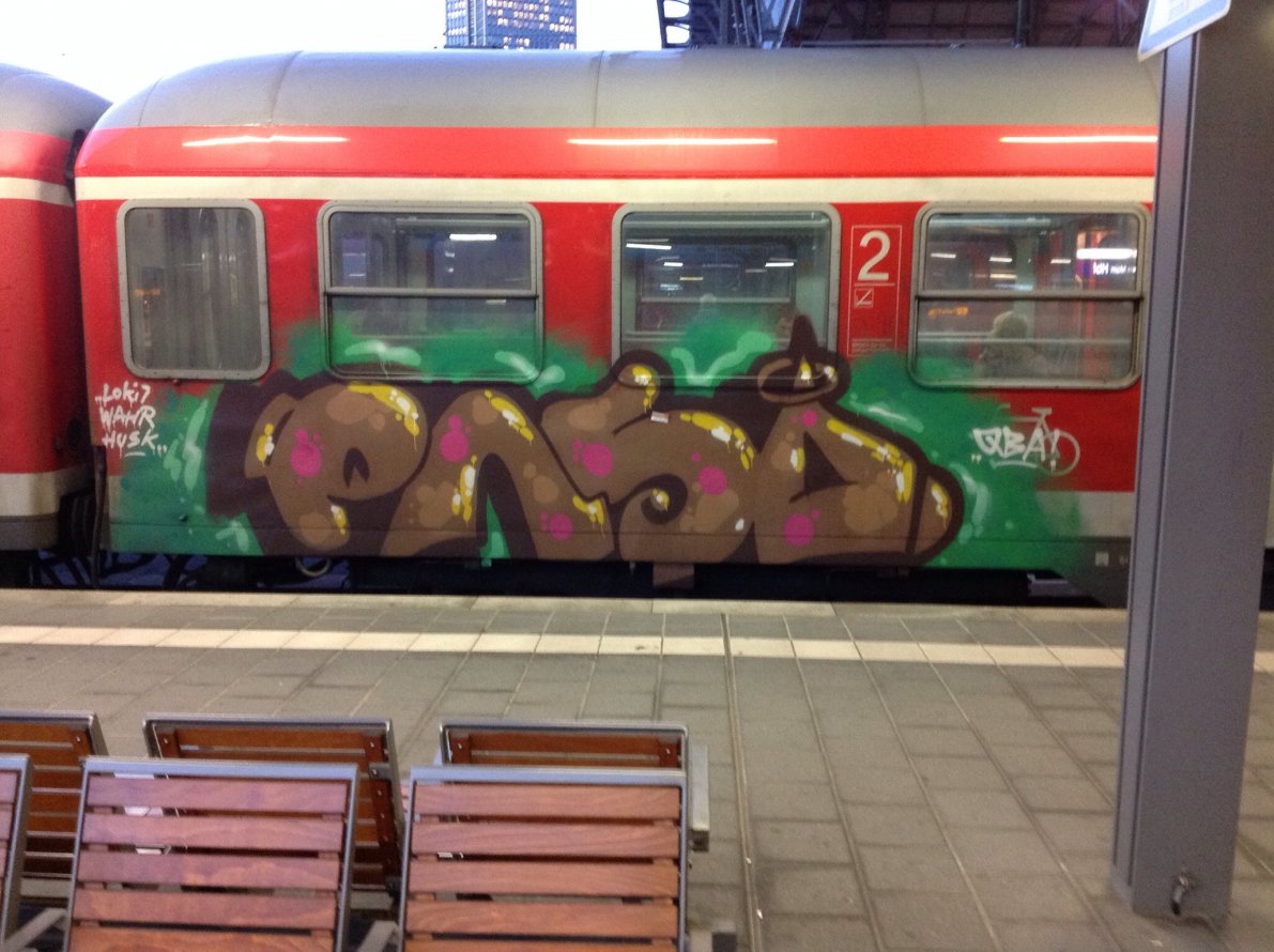 Graffiti Train - Photo by Schlafmuetze