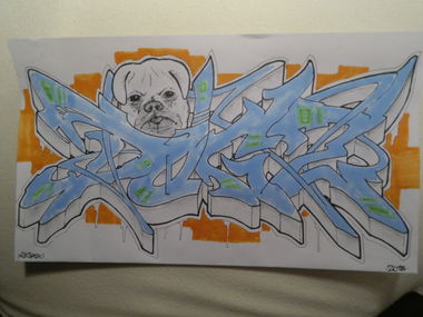 Graffiti Wall - Photo by Schlagschatten