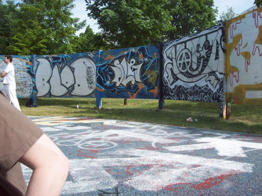 Graffiti Wall - Photo by Schmierfink030 - blöd, vlr, vapid