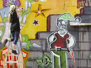 Graffiti Wall in Berlin - Photo by Schmierfink030 - vlr