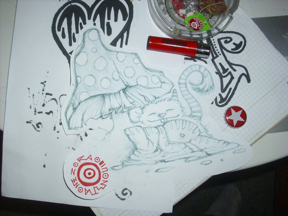 Graffiti Sketch in Berlin - Photo by Schmierfink030 - vlr