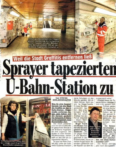 Graffiti Artwork in Frankfurt - Photo by Schmierfink030