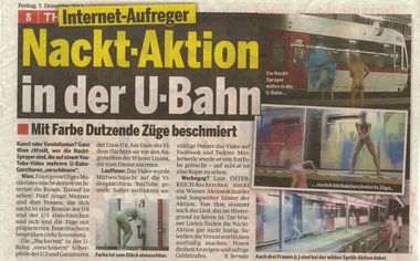 Graffiti Artwork - Photo by Schmierfink030 - Nackt-Äktion