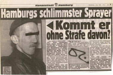 Graffiti Artwork in Hamburg - Photo by Schmierfink030 - oz (1998)