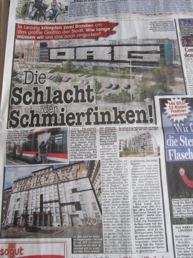 Graffiti Wall in Leipzig - Photo by Schmierfink030 - org, rcs