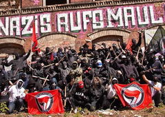 Graffiti Wall in Berlin - Photo by Schmierfink030 - ANTIFA, OST-BERLIN (2010)