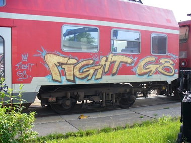 Graffiti Train - Photo by Schmierfink030 - FIGHT, G8