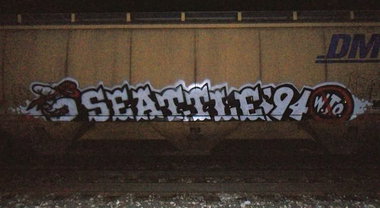 Graffiti Train - Photo by Schmierfink030 - SEATTLE, 94