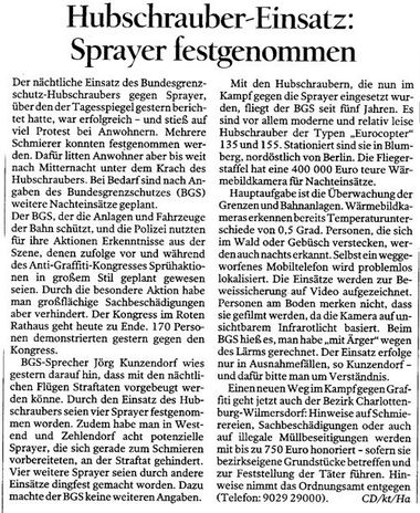 Graffiti Artwork in Berlin - Photo by Schmierfink030 - Bericht