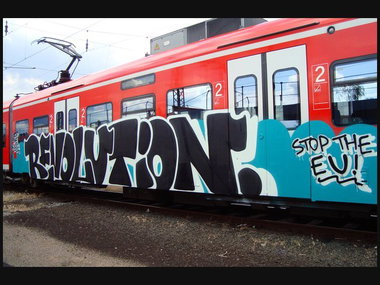 Graffiti Train - Photo by Schmierfink030 - Revolution