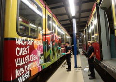 Graffiti Train in Berlin - Photo by Schmierfink030 - HACF