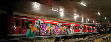 Graffiti Train - Photo by Schmierfink030 - TAPS, REGIE