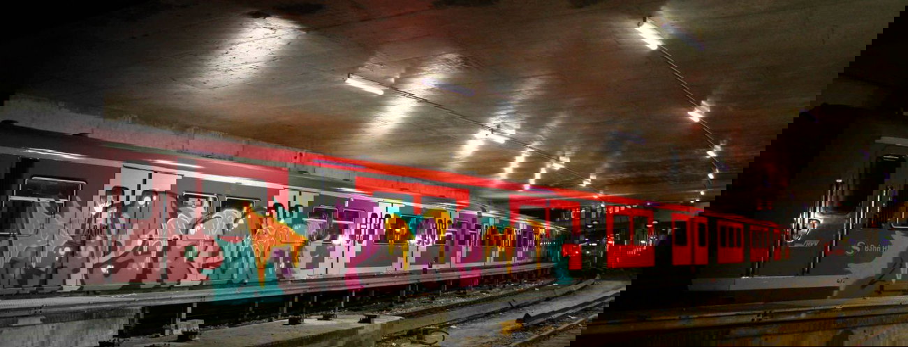 Graffiti Train - Photo by Schmierfink030 - TAPS, REGIE