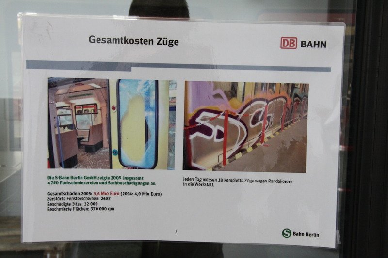 Graffiti Train in Berlin - Photo by Schmierfink030 - BAHN, BERLIN