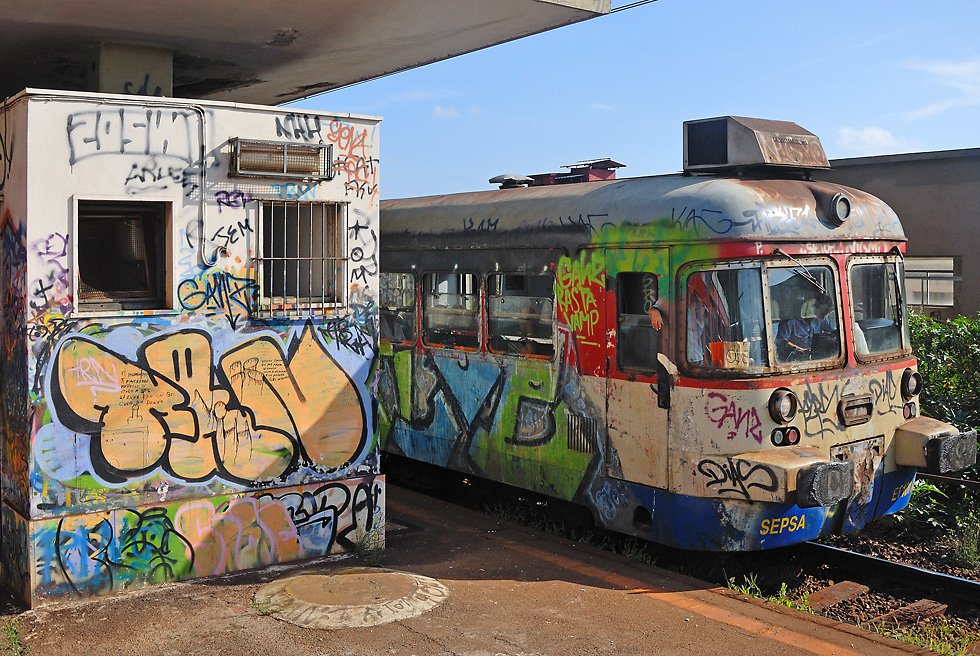 Graffiti Train - Photo by Schmierfink030 - Schmierö