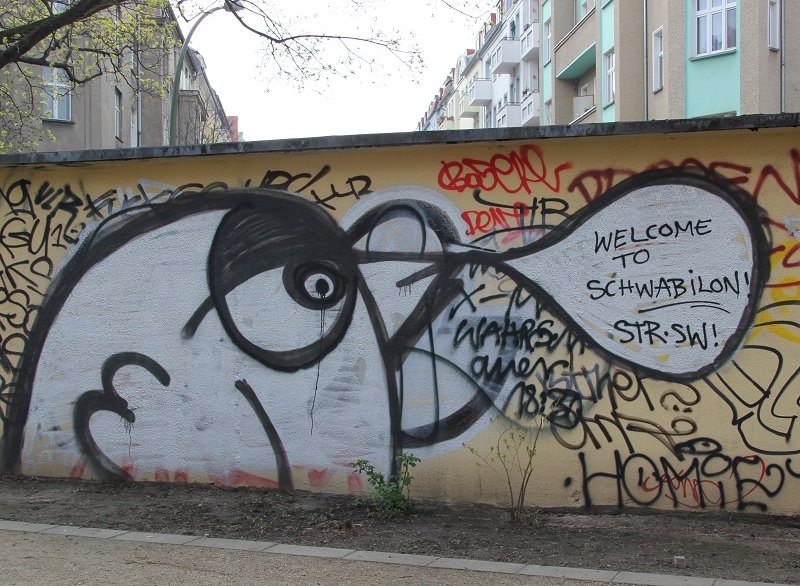 Graffiti Bombing in Berlin - Photo by Schmierfink030 - WELCOME, TO, SCHWABILON