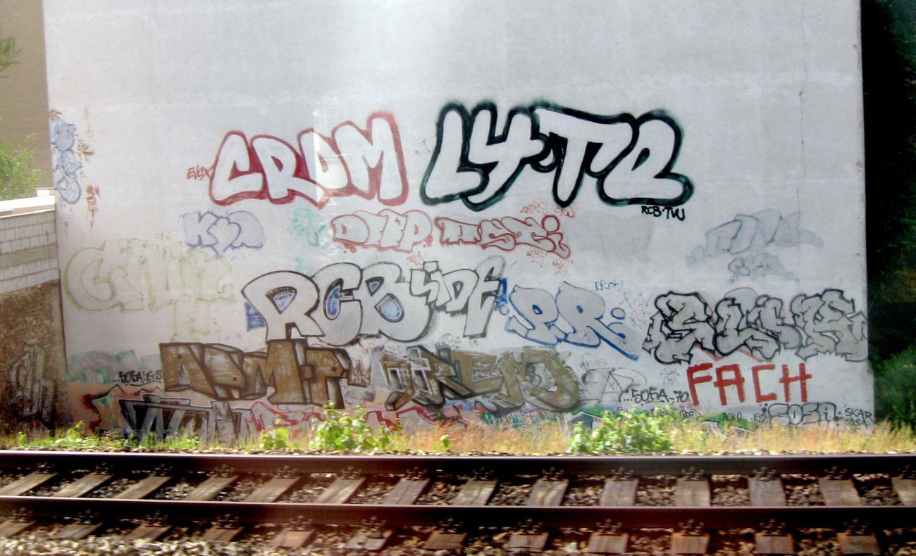 Graffiti Bombing in Berlin - Photo by Schmierfink030 - lyte