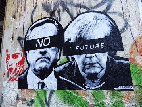 Graffiti Street Art - Photo by Schmierfink030 - NO, FUTURE