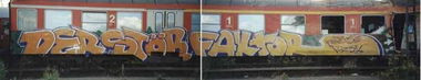 Graffiti Train - Photo by Schmierfink030 - DER, STÖRFAKTOR