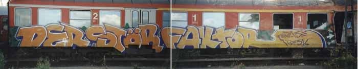 Graffiti Train - Photo by Schmierfink030 - DER, STÖRFAKTOR